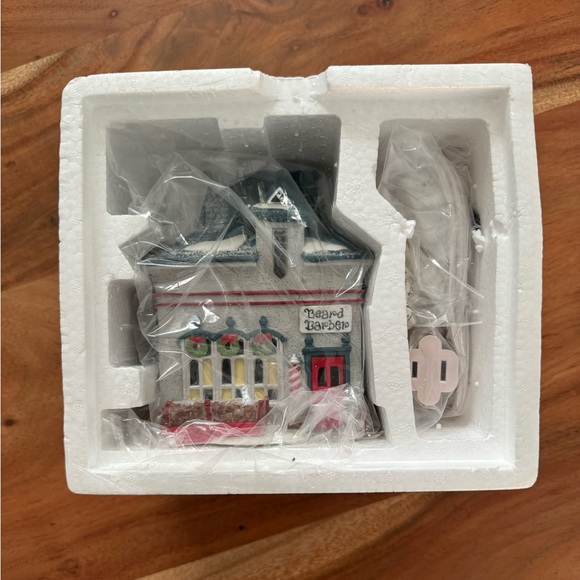Dept 56 North Pole Series “Beard Barber Shop” with Box - Picture 7 of 8